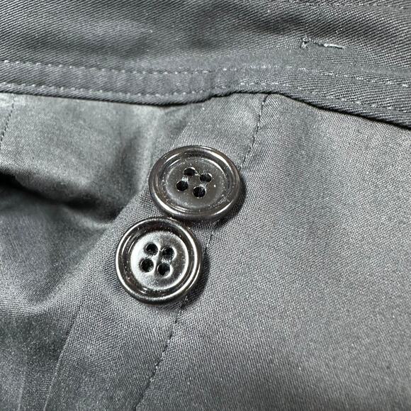 Dries Van Noten NWT Pakora Cotton Pants Cuffed Hem Wide Leg Sz 44 US 8-10 Black - Picture 7 of 11